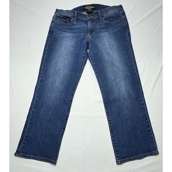 Lucky Brand Women's Sweet 'N' Crop Blue Denim Jeans - Size 10 (30x25) - Picture 1 of 8